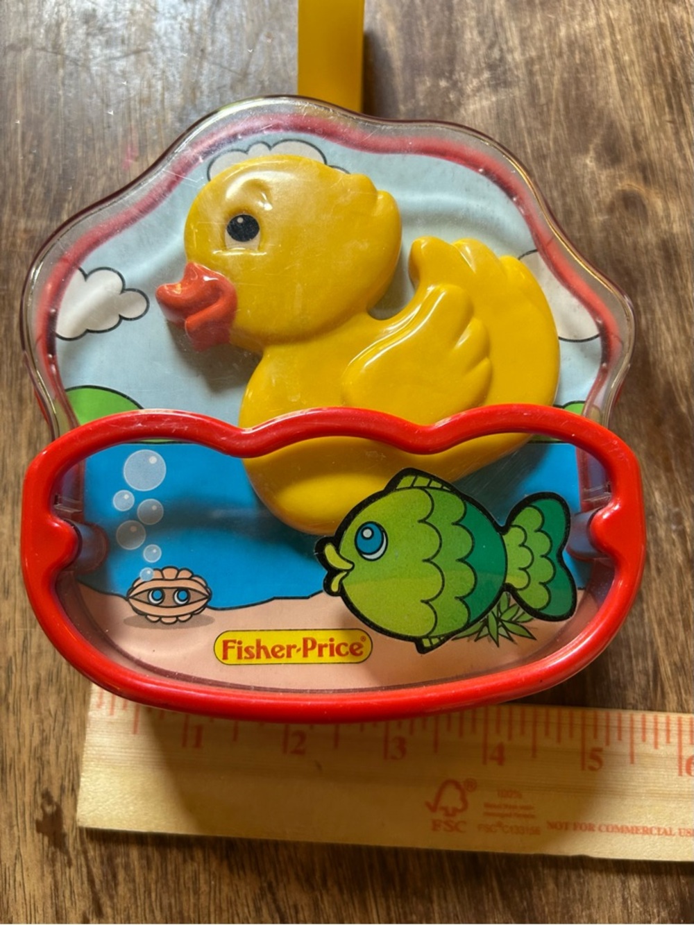 Vintage Fisher Price Musical Quacking Duck Wind-Up Hanging Crib Toy WORKS 1995 - Picture 6 of 6